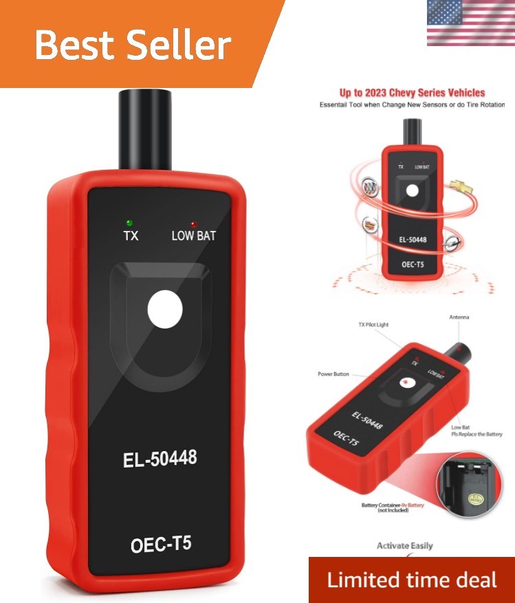 Professional-Grade TPMS Relearn Tool for GM Series Vehicles - 2023 Version