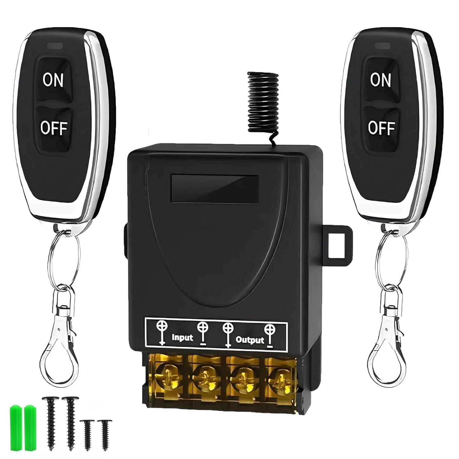 120V Remote Control Switch Wireless,AC 110V-240V 30A RF Relay 328ft Long Range