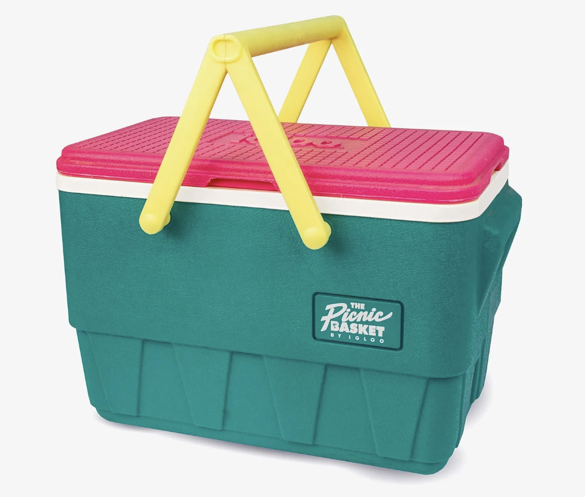 Igloo Retro Picnic Basket 25 QT Cooler - Jade