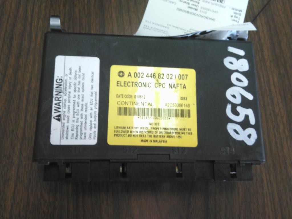 Replaces A0024468202/007 2013 FREIGHTLINER CASCADIA 113 CHASSIS CONTROL MODULE