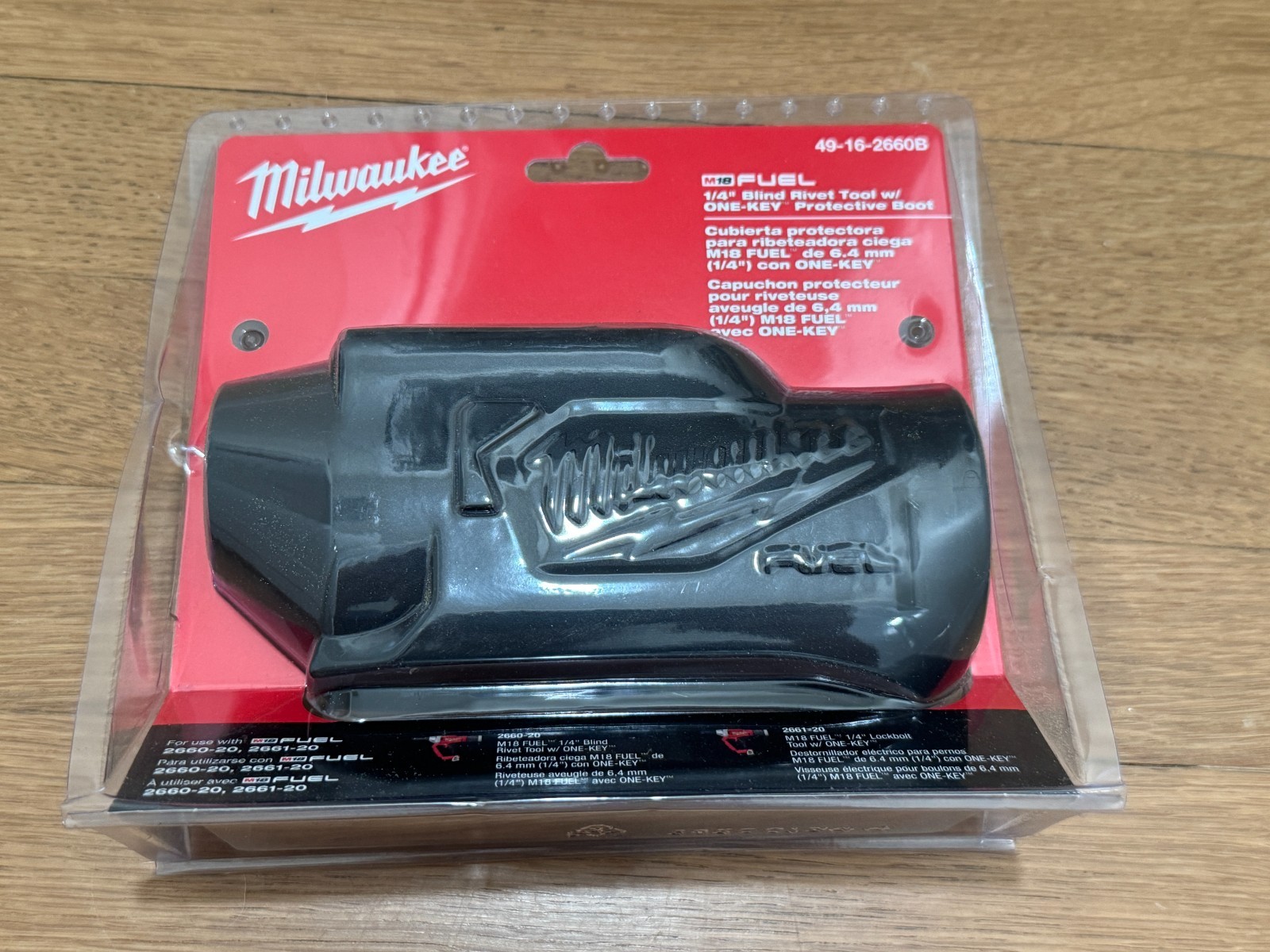 Milwaukee 49-16-2660B M18 FUEL 1/4" Blind Rivet Tool w/ ONE-KEY Protective Boot