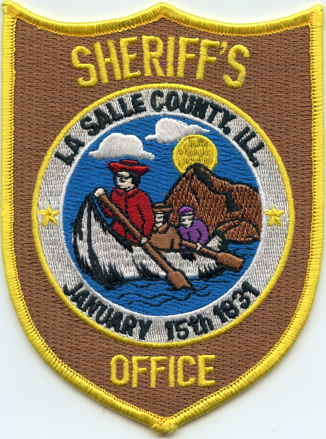 LaSALLE COUNTY ILLINOIS IL Sheriff's Office SHERIFF POLICE PATCH