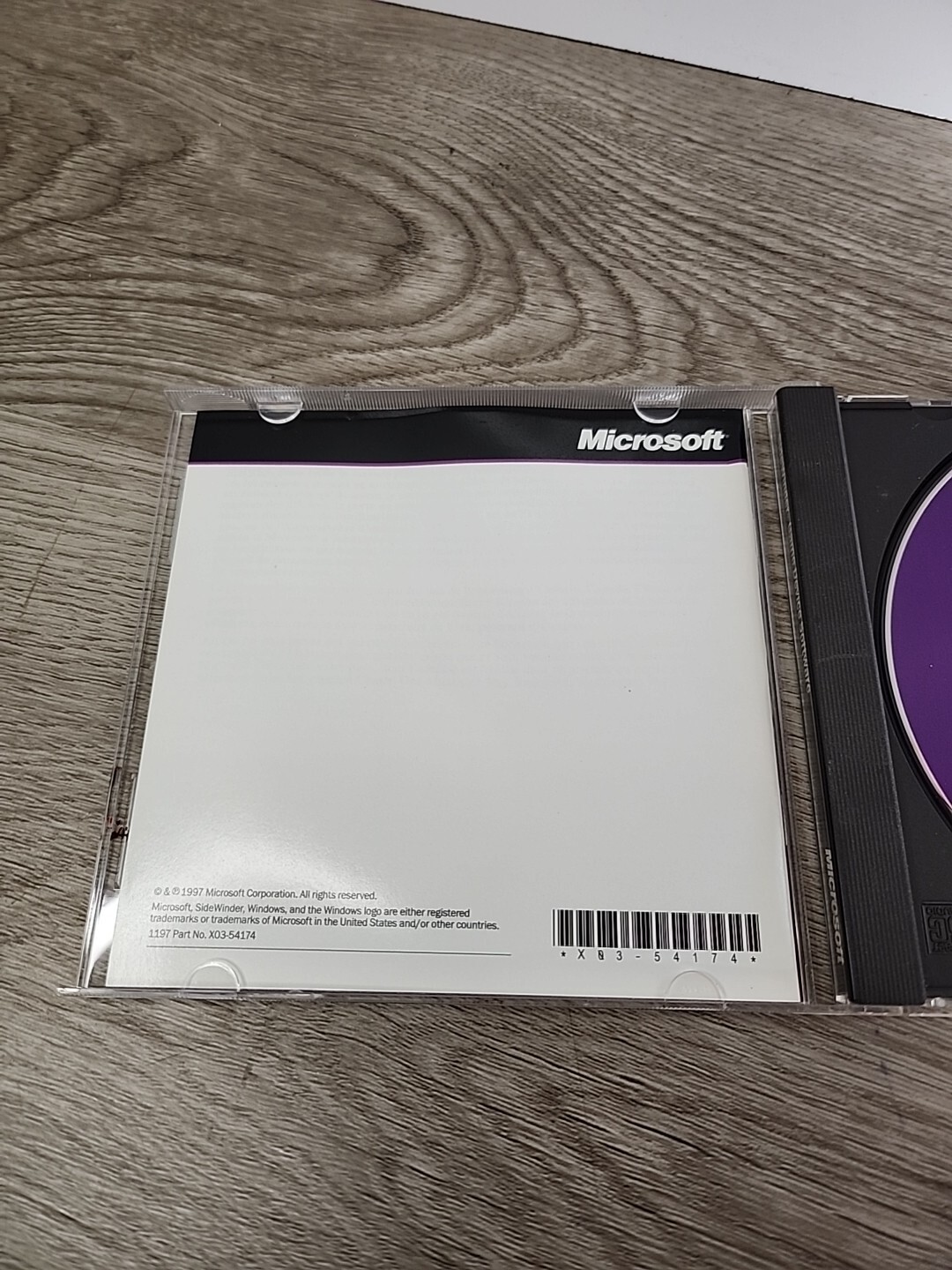 Microsoft SideWinder Gamepad Device Software ONLY (No controller 1997