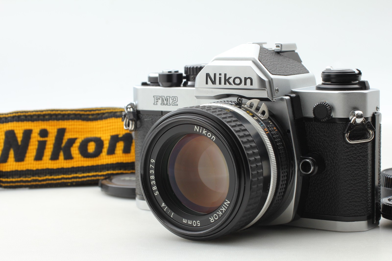 [ MINT w/ Strap] Nikon New FM2 FM2N Film Camera Ai-s 50mm f/1.4 Lens From JAPAN