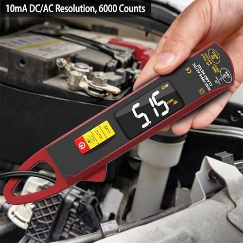 BSIDE Low Current Clamp Meter, DC/AC Amp with Smart Mode, True RMS 6000 Counts