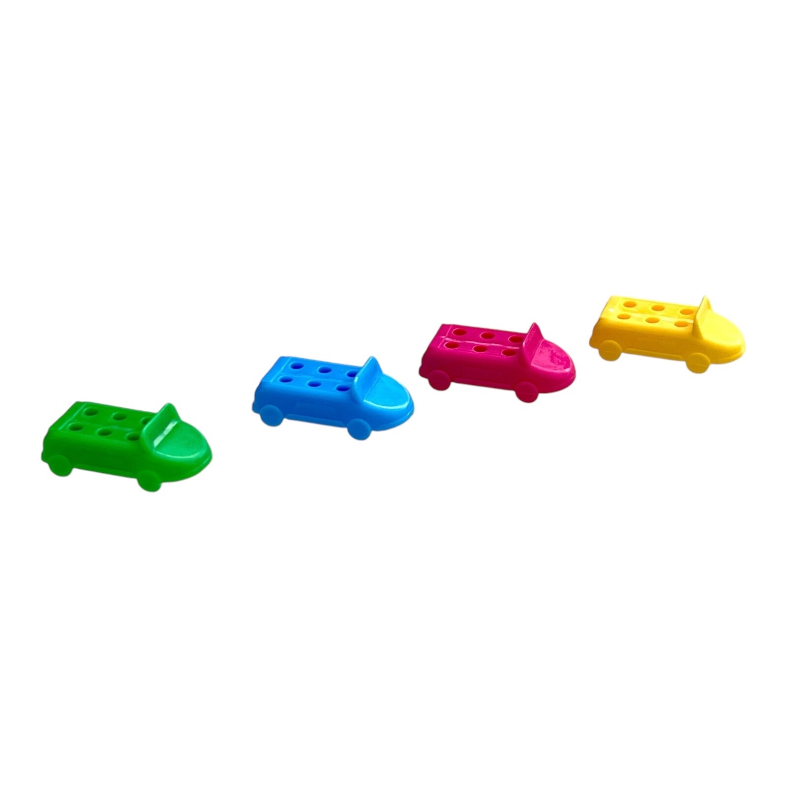 The Game of Life Complete Set of 4 Convertible Car Mover Tokens