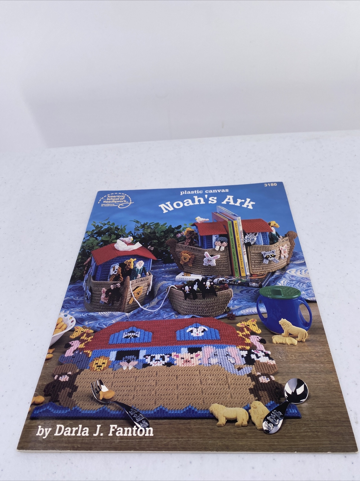 American School of Needlework Noah’s Ark Plastic Canvas Leaflet 3180
