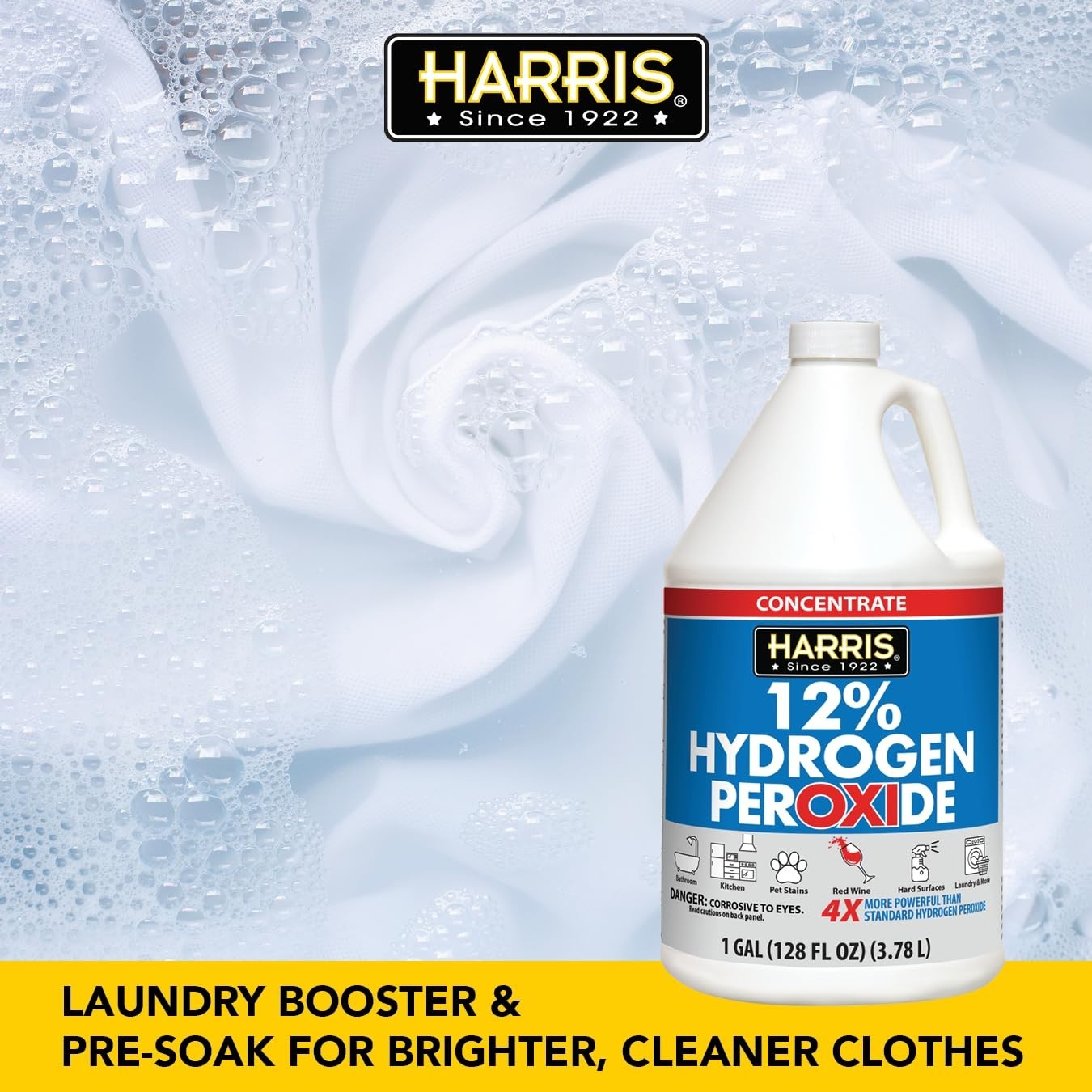 Multipurpose 128oz Hydrogen Peroxide – Unscented Cleaning Power for Any Surface