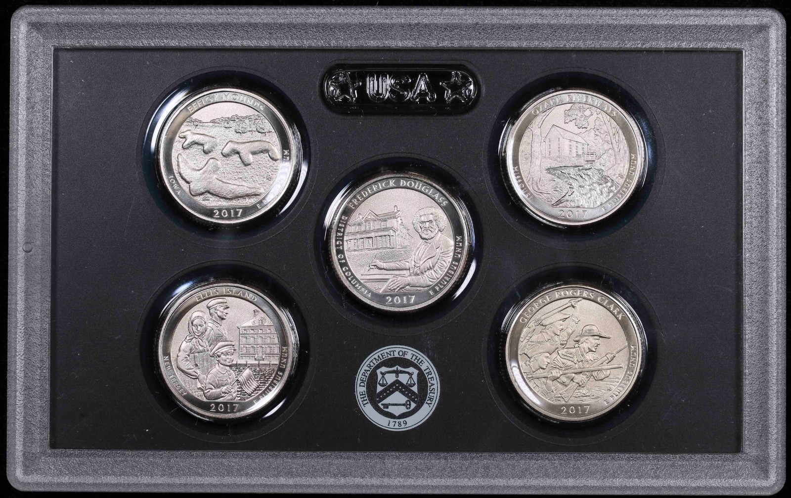 225th Anniversary Enhanced Uncirculated Coin Set #B539