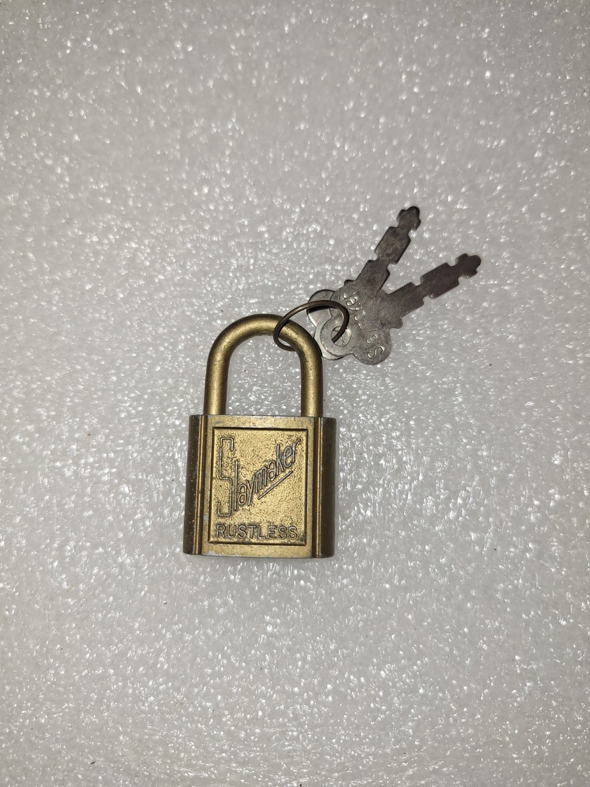Jaymaster Rustless Brass Keyed Different Padlock S Keyway 3/16" Shackle 6010!!