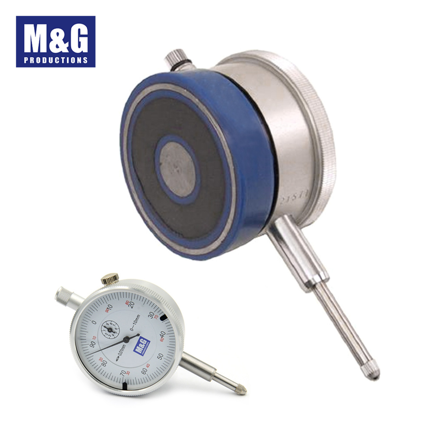 Precision 0-10 Dial Indicator + Magnetic Back
