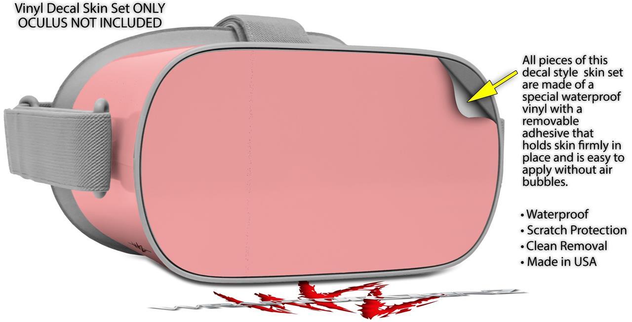 Skin Wrap for Oculus Go Solids Collection Pink