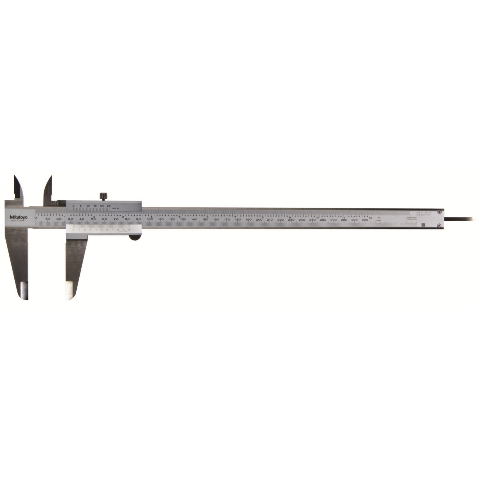Vrn Cal, 300mm/12 In, .02mm/.001 In, DS