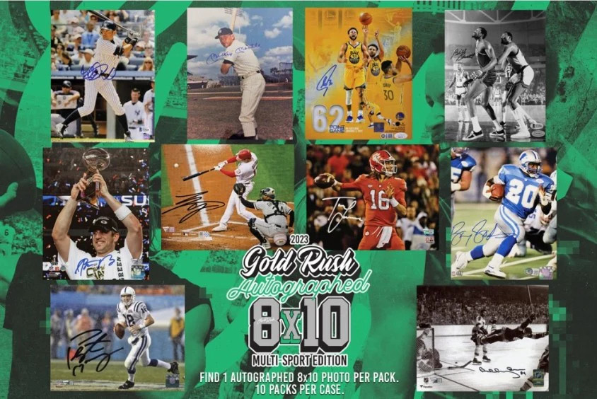 Gold Rush 2023 Multi-Sport 8x10 Photo One (1) Box Personal! (We can break or