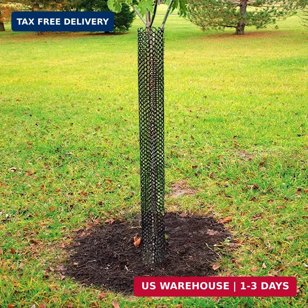 Mesh Tree Trunk Protectors, 6 Pack 40 Inches Tree Bark Protector Guard with Zip
