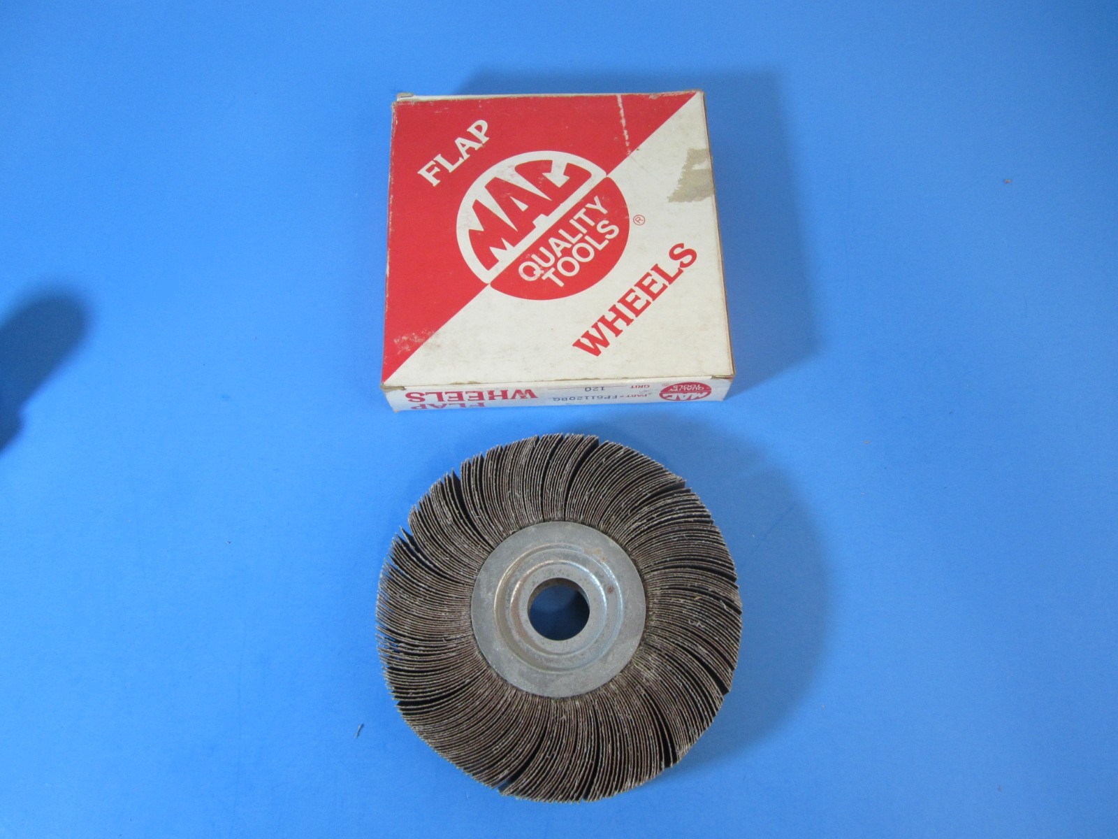 Vintage MAC TOOLS - FP61120BG - 120-grit - Bench Grinder Flapper Disc
