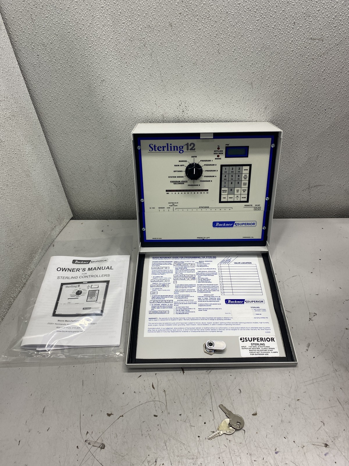 Superior Controls Sterling Irrigation and Sprinkling System Controller Model 12