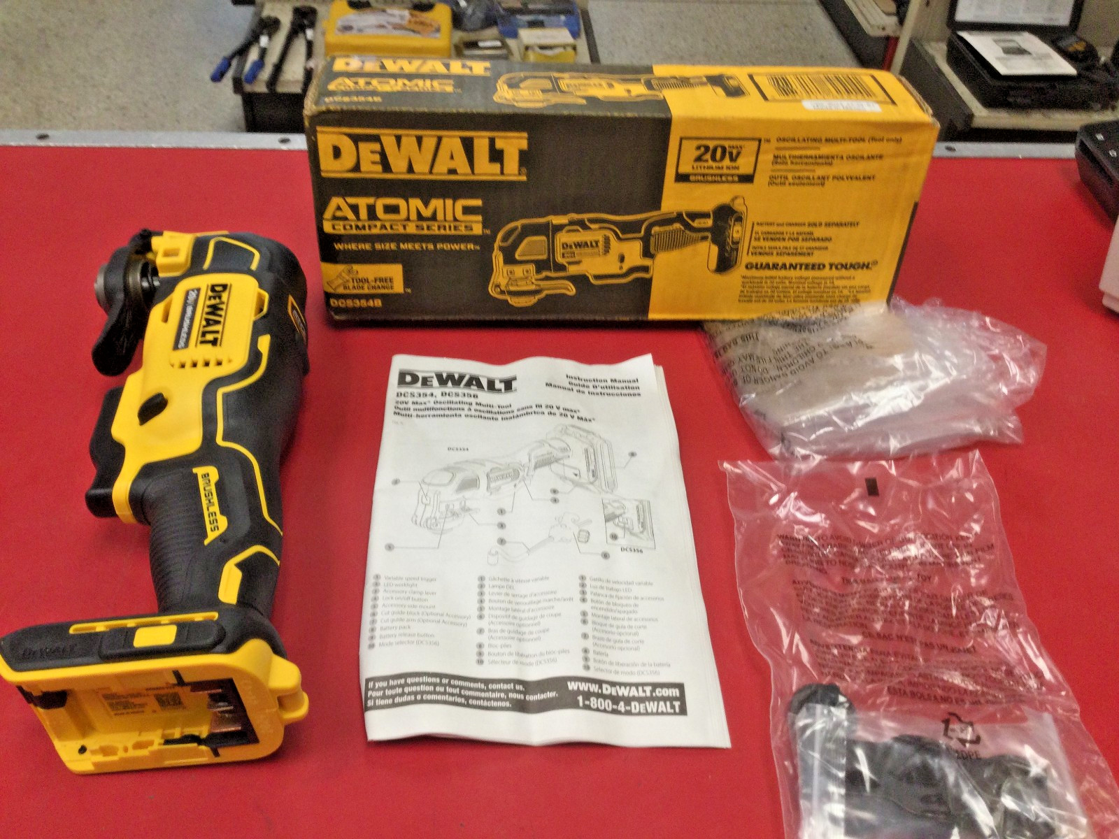 DeWalt DCS354B Atomic 20V MAX* Brushless Cordless Oscillating Multi-Tool*NIB*
