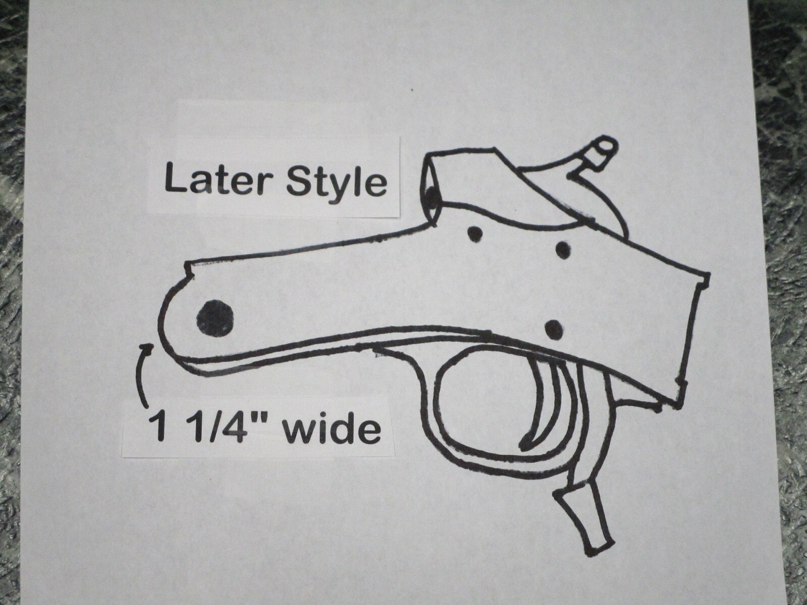 54 CVA Optima, & Optima Pro, & Wolf, Crackle Pattern Stock (LATER STYLE) (NEW)