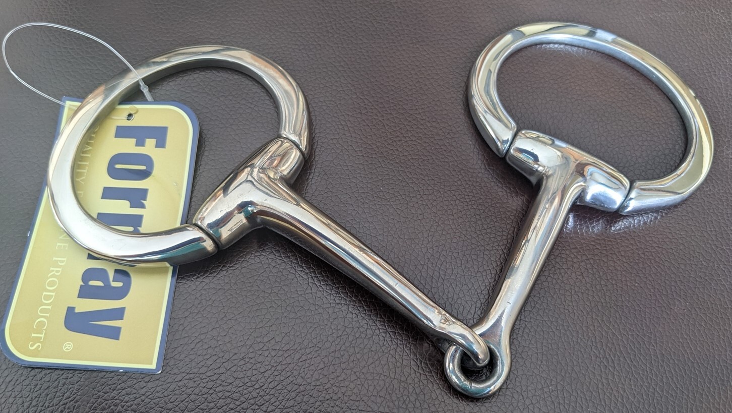 Draft Horse English EggButt Snaffle Bit - Pick from 6", 6 1/2" or 7"