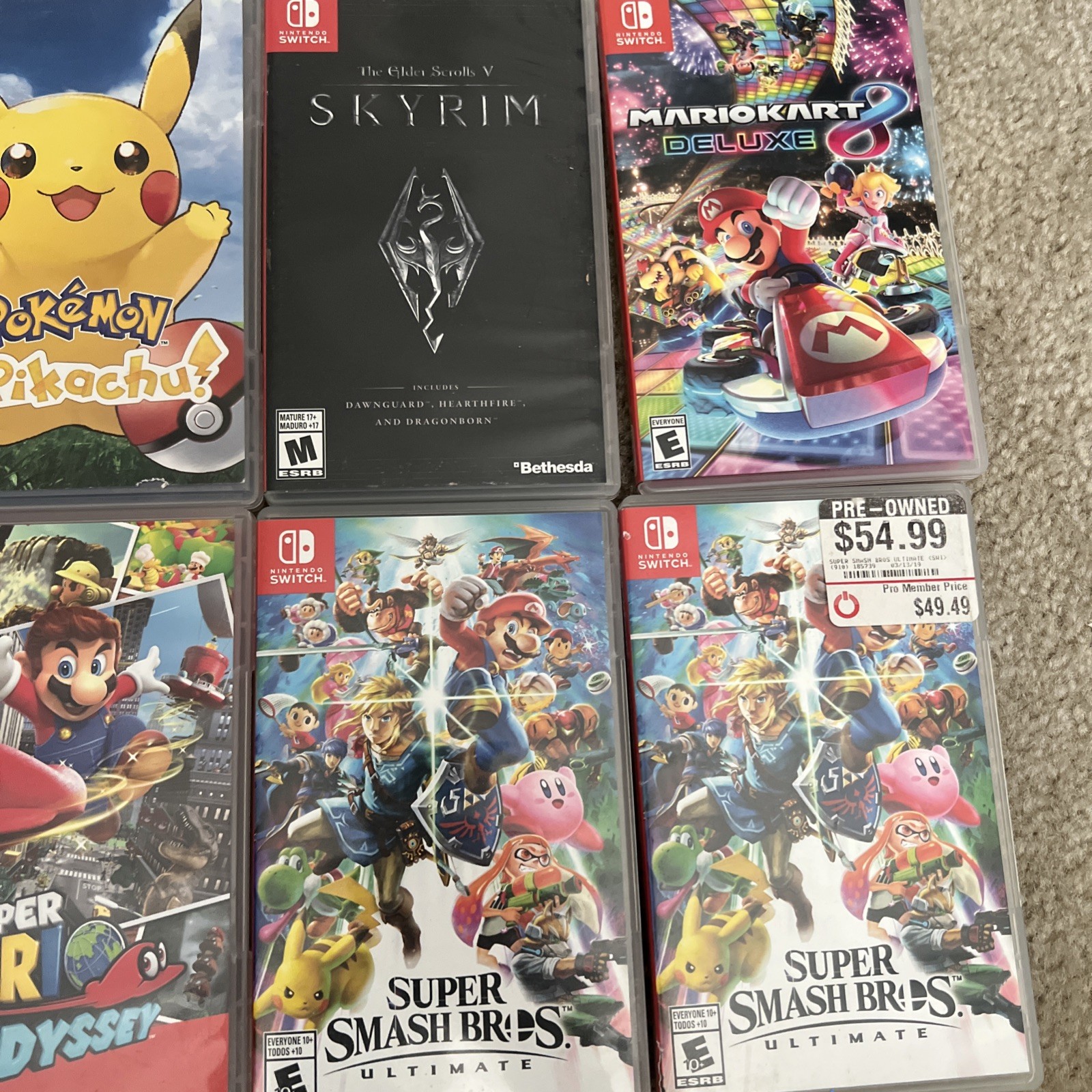 Nintendo Switch Authentic Replacement Cases CASE ONLY NO GAME