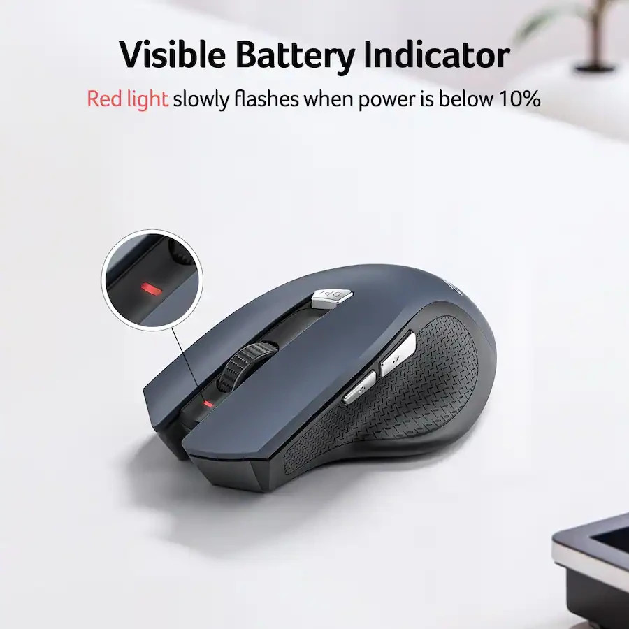 Acer Wireless Mouse for Laptop 2.4GHz Computer Mouse 3 Adjustable
