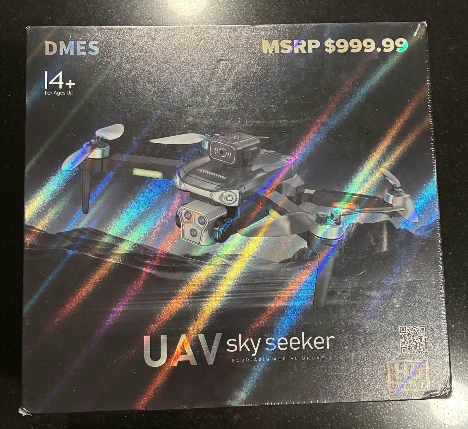 UAV Sky Seeker P19 Drone Ultra HD Camera, Obstacle Avoidance Sealed Brand New