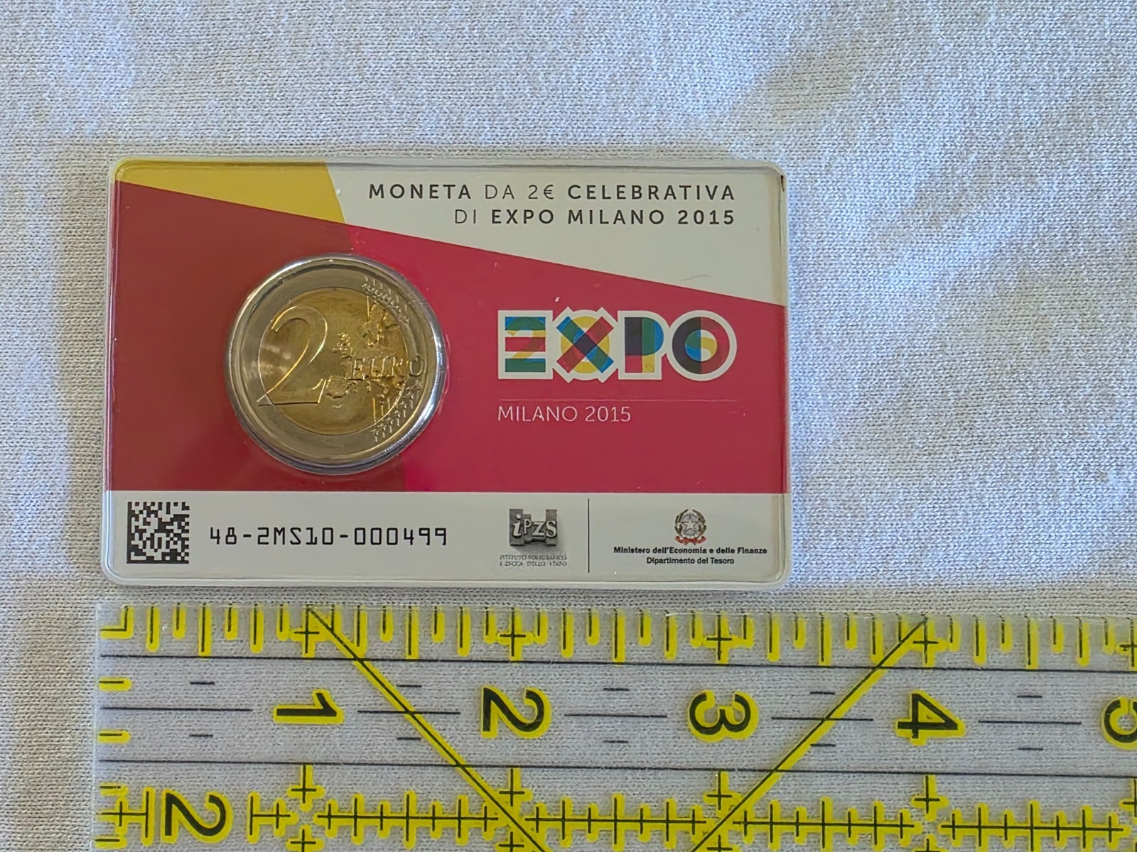 Italy 2015 EXPO Milano Italy 2 Euro Commemorative Coin Sealed in Official Holder