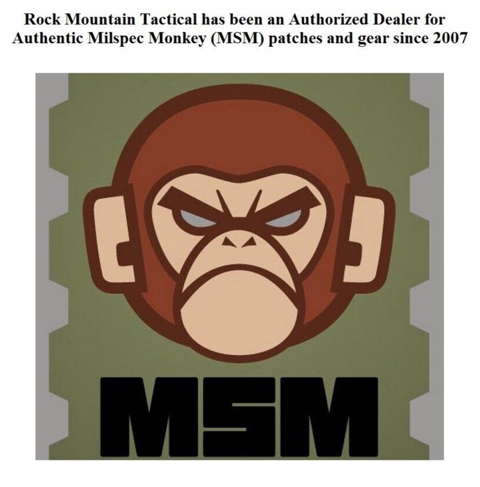 Milspec Monkey MSM Morale Patch Nylon - Don't Tread On Me -MULTICAM / Arid - NEW