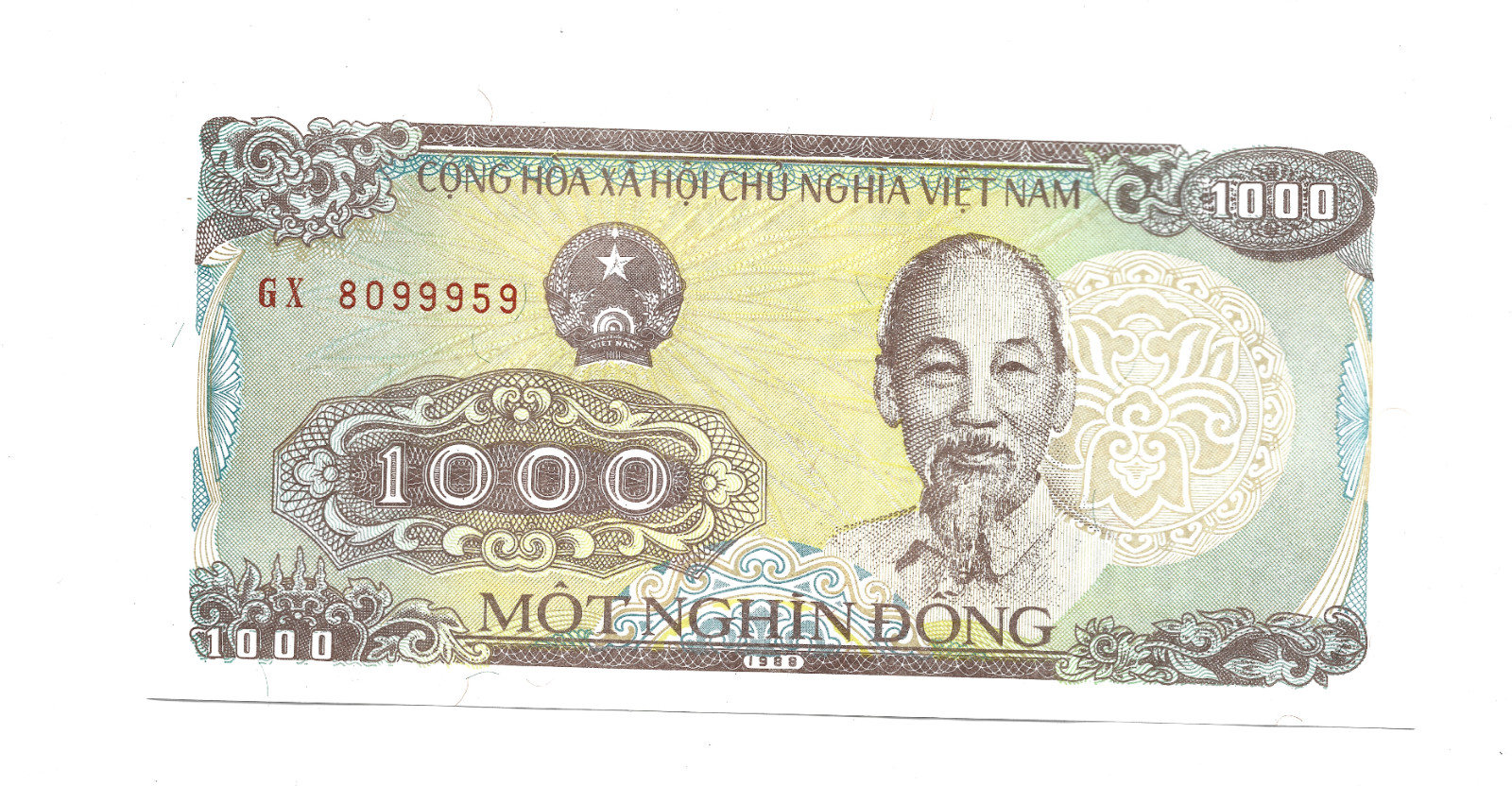 Vietnam - 1000 Dong Banknote - 1988 - Vietnamese Currency