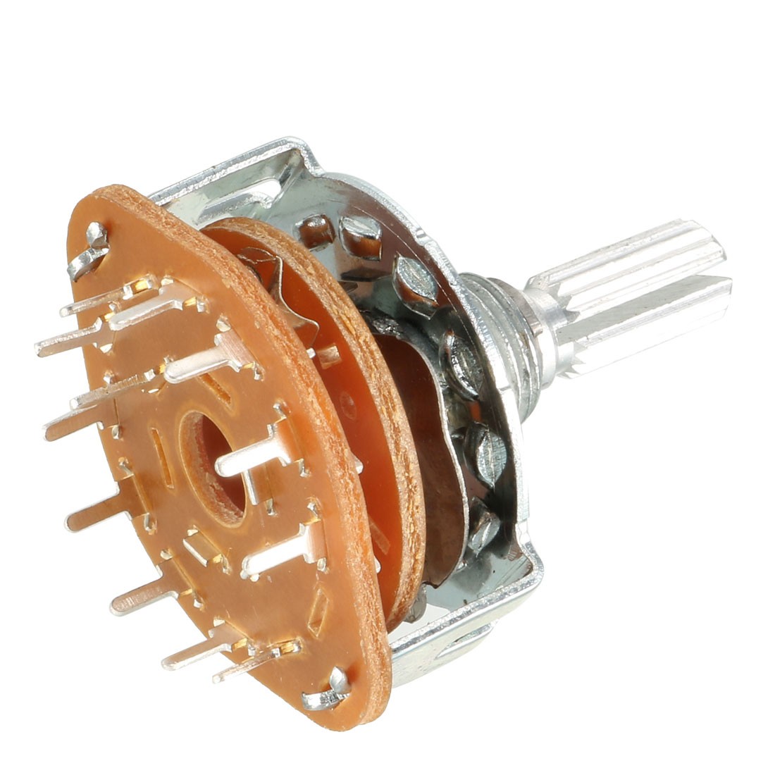 1P11T 1 Pole 11 Position Single Deck Band Channel Rotary Switch Selector,1PCS