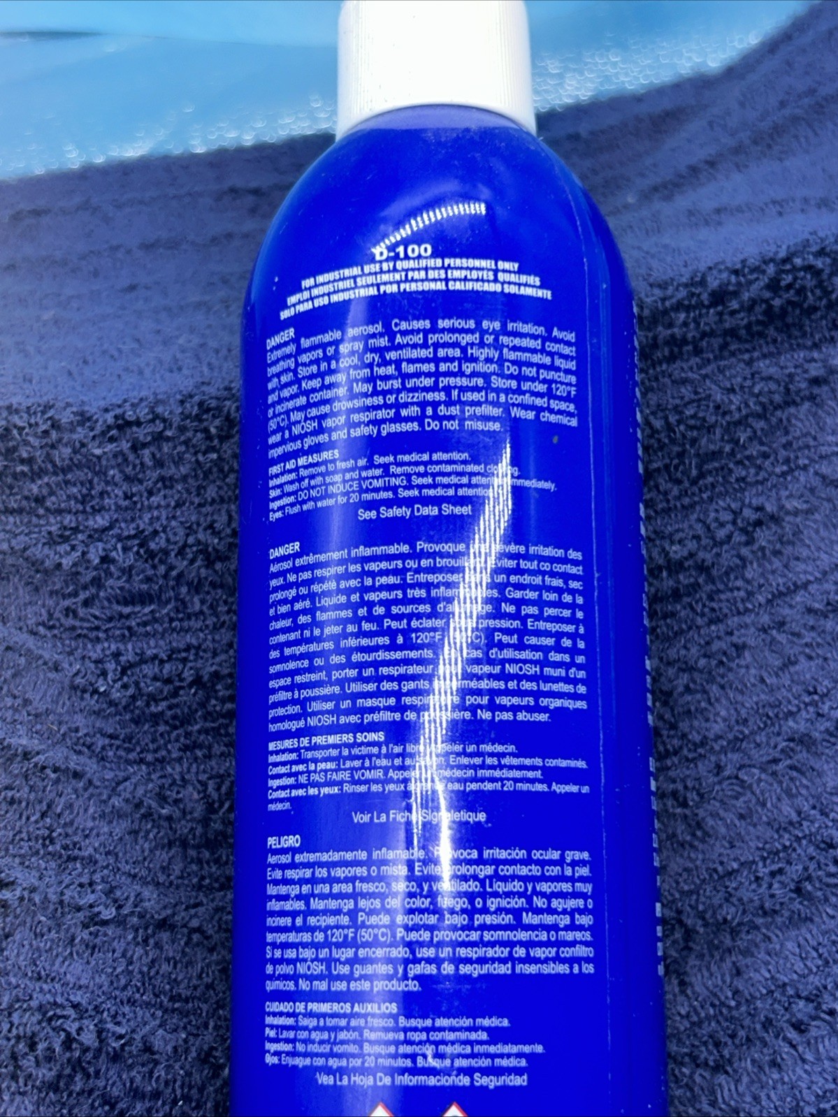 Sherwin Dubl-Chek Penetrant Process Developer - Nonaqueous D-100 Step 3 Crack