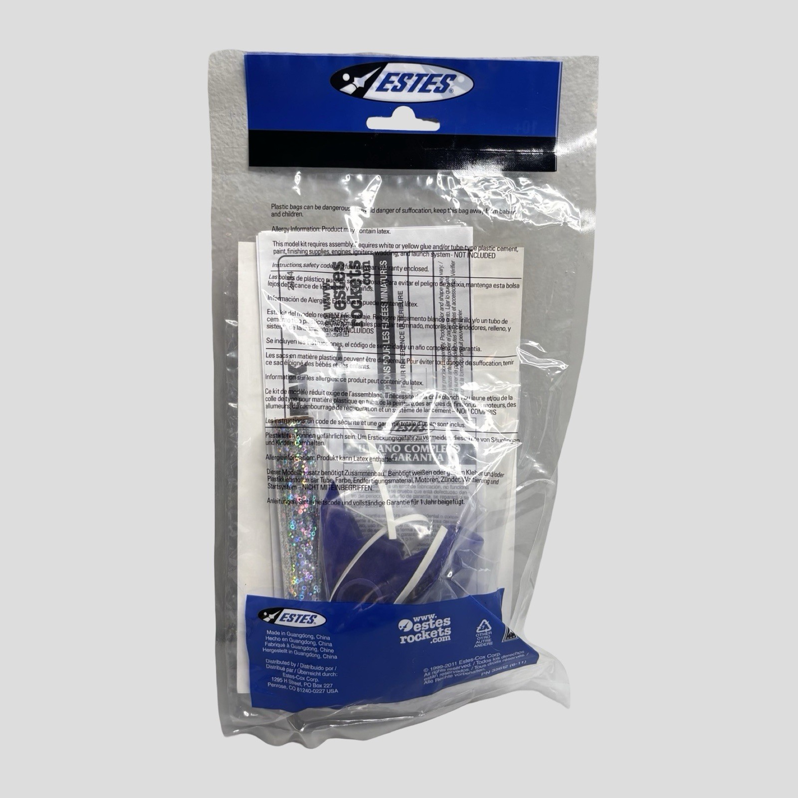 Estes 2434 Silver Streak Flying Model Rocket Kit New Sealed