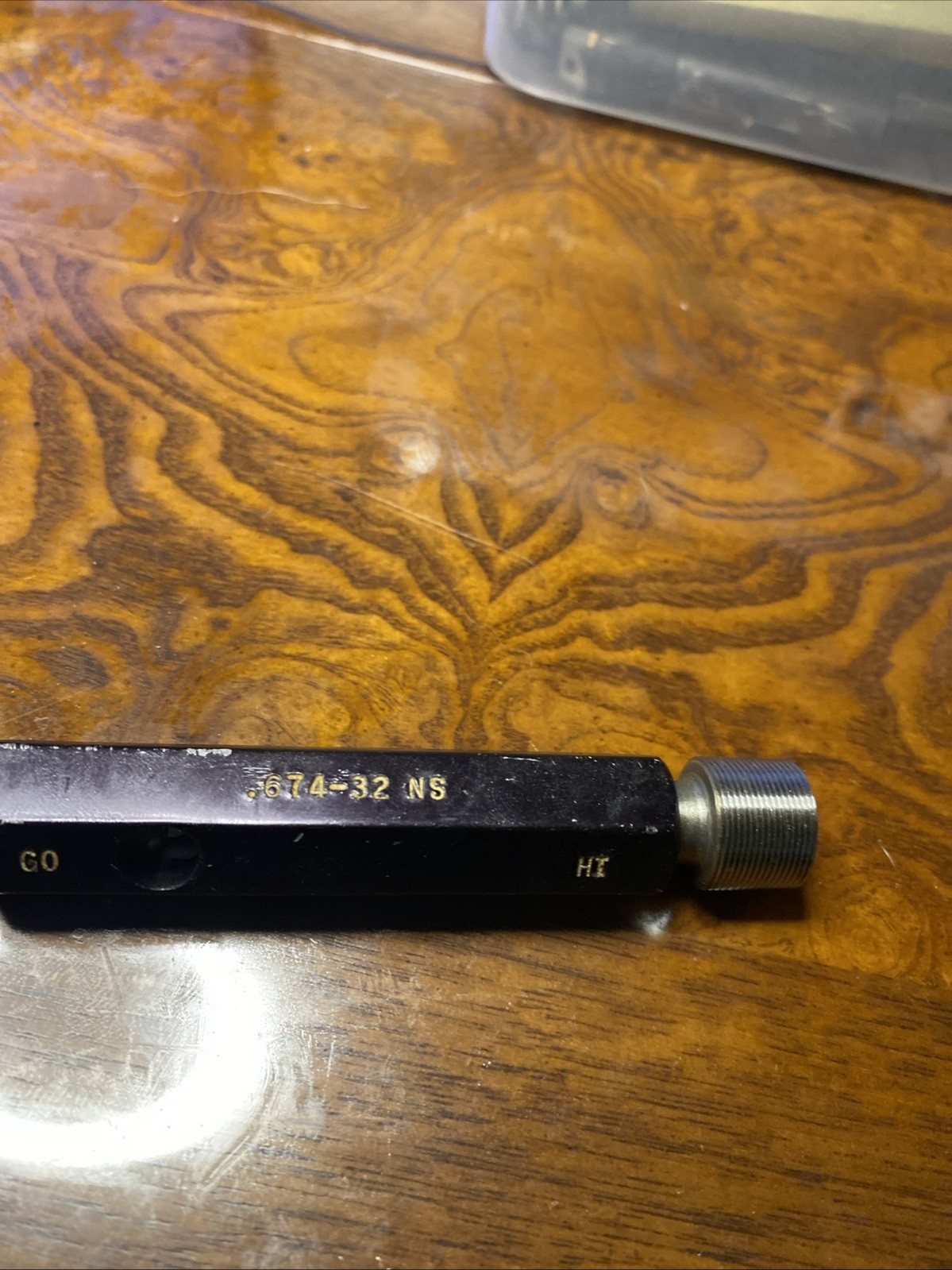 GACO Thread Plug Gage .674-32 NS GO & NOGO .6540 & .6570 (C14)