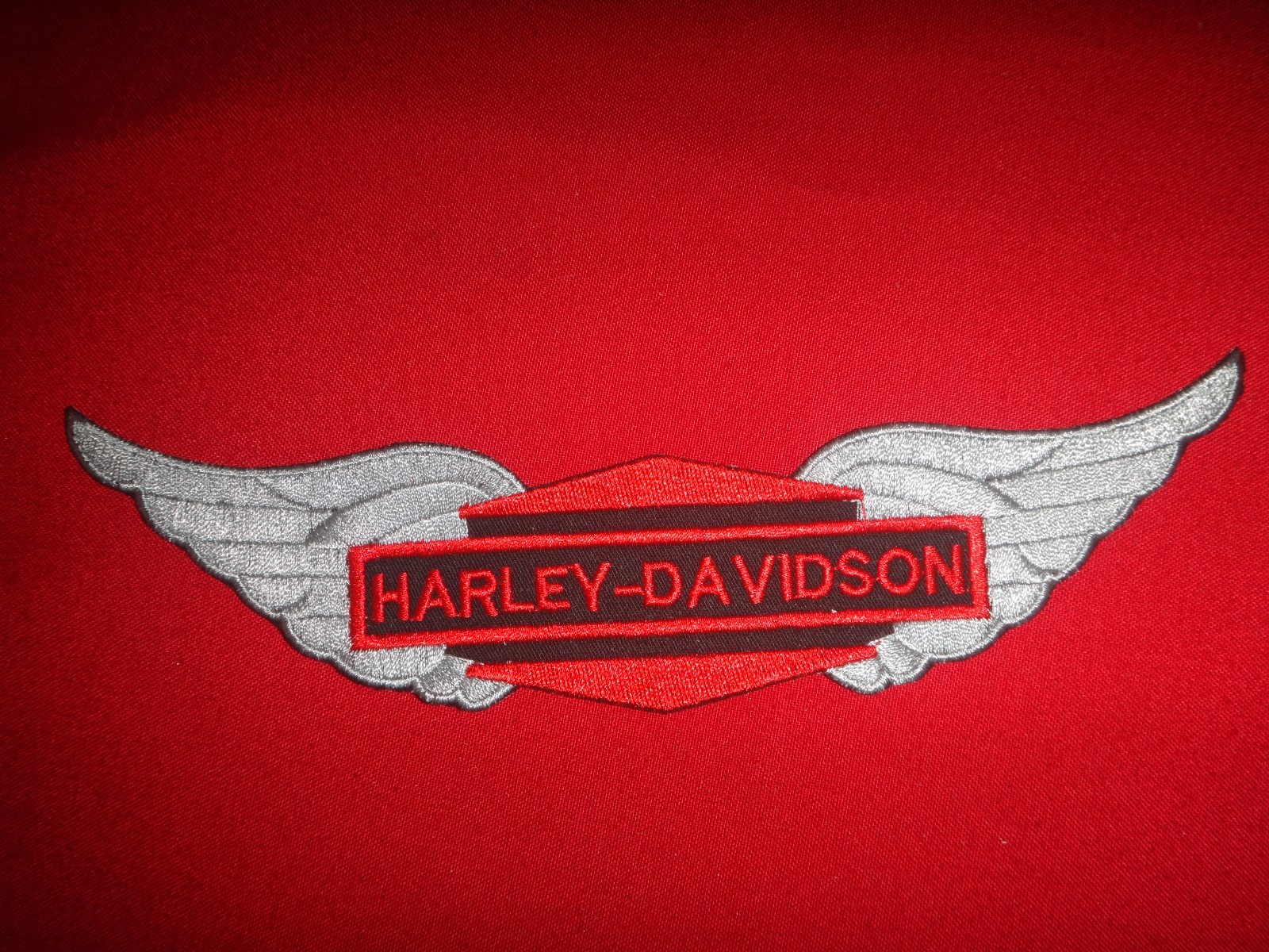 Iconic Motorcycle Brand HARLEY-DAVIDSON Winged Patch