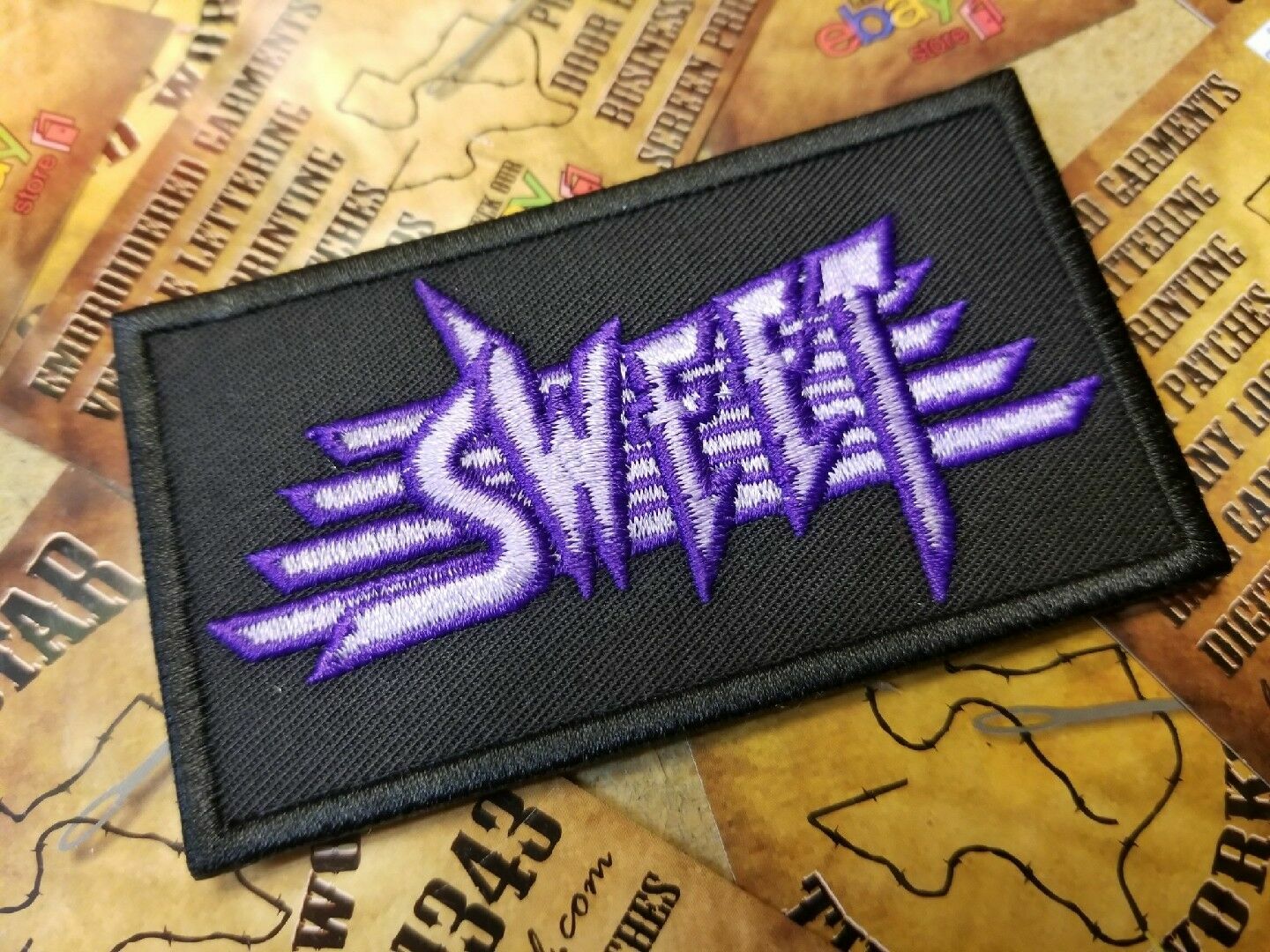 EMBROIDERED SWEET GLAM ROCK BAND PATCH (Please Read Ad)