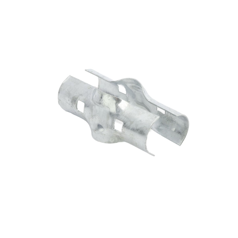 Pack of 25 - 3 1/2" x 1 5/8" Heavy Line Rail Clamp  (Galvanized Steel)