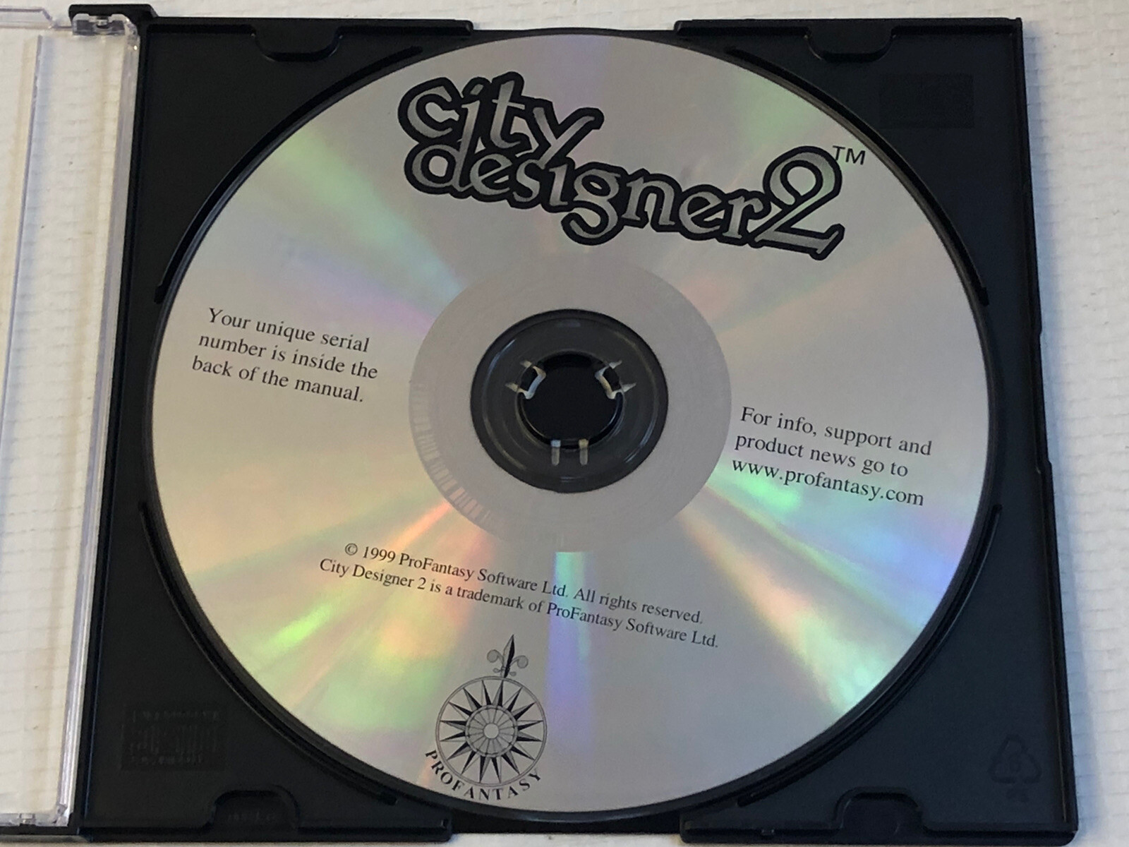 City Designer Two II 2 Add On For CC2 PC CD-ROM Fantasy 1999 No Code Disc Only