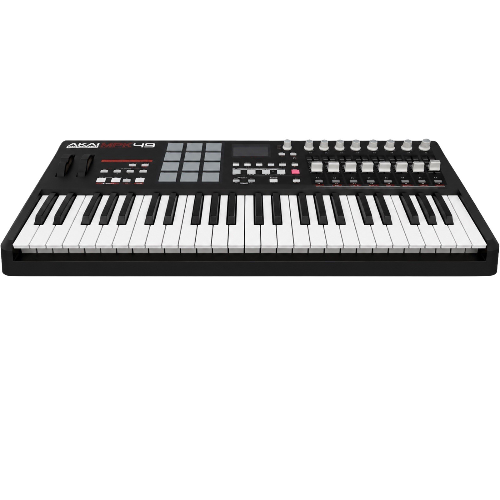 Akai Professional MPK49 49-Key USB MIDI Keyboard Controller Pads Knobs Faders