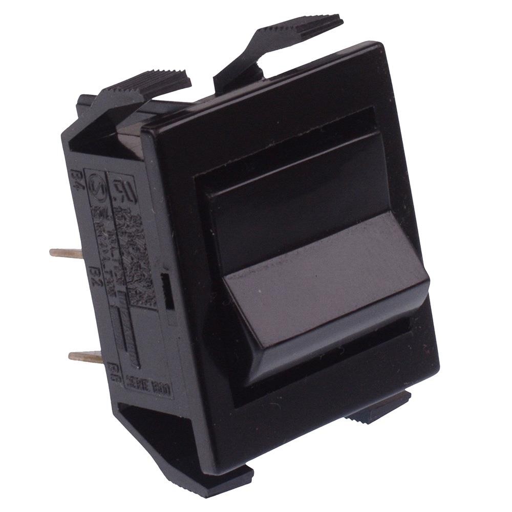 1610B5NN Russen Berger On-Off Black Rectangle Rocker Switch DPST 15A