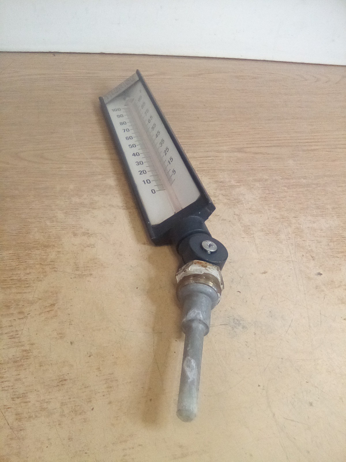 Trerice 10-1/4" 0-100 Thermometer 4-1/2" Stem