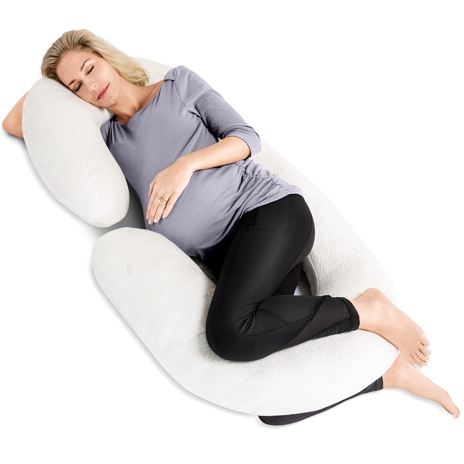 SHAPED MATERNITY - RESTOROLOGY PREGNANCY PILLOW 60 INCH C