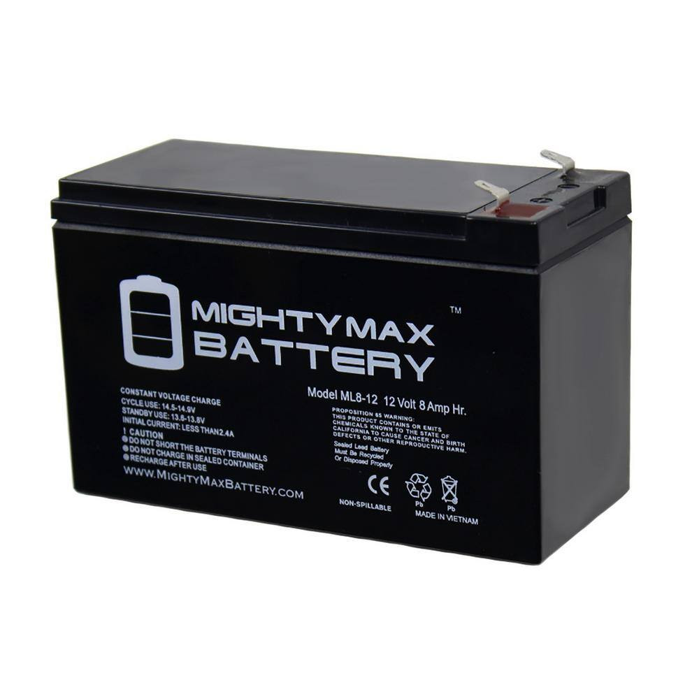 12-Volt 8Ah Compatible Battery for APC Back-Ups 600, BP600 UPS - 4 Pack