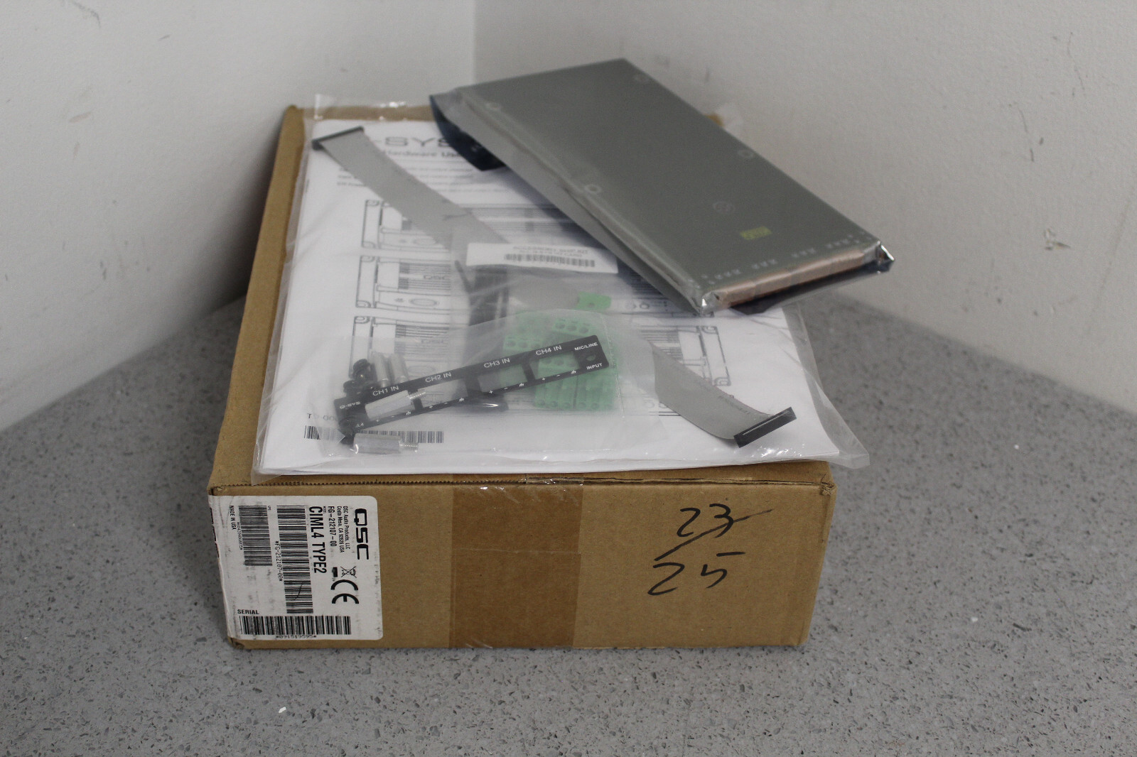 BRAND NEW QSC Q‐SYS CIML4 TYPE 2  Mic/Line Analog Input Card FREE SHIPPING