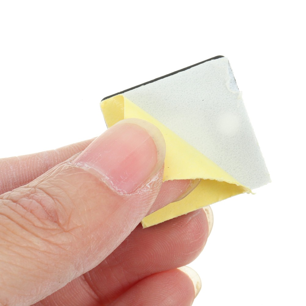 100Pcs Black Cable Tie Mount Adhesive Bases for Wire Tie Downs Durable