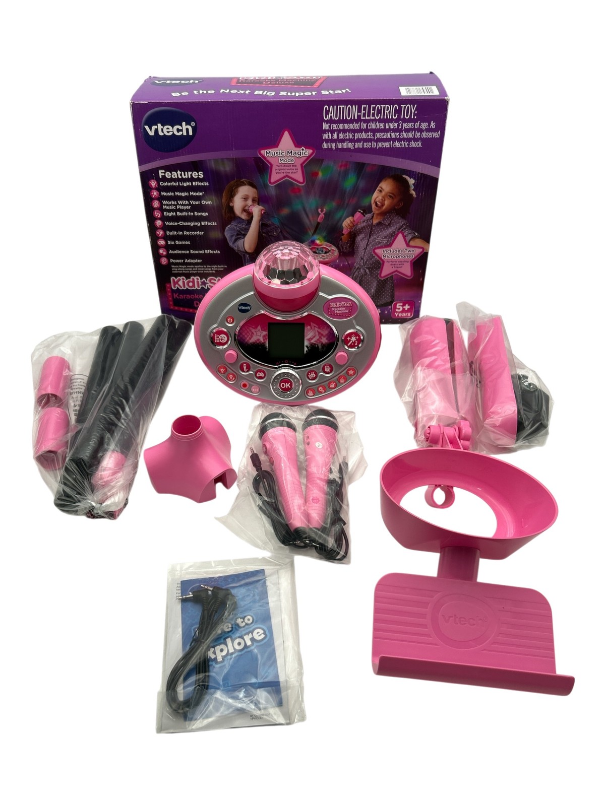 VTech Kidi Star Karaoke Machine Deluxe Pink