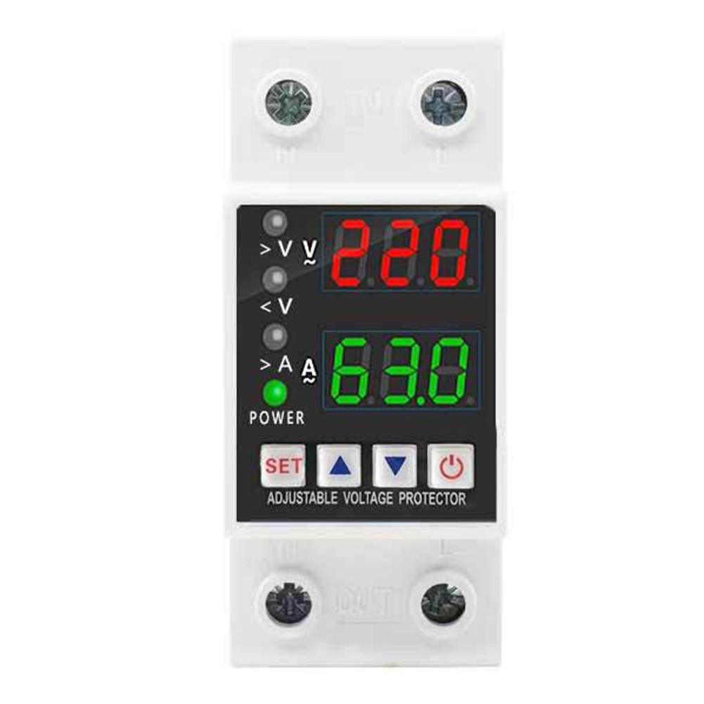 220V Voltage Protector with Adjustable Settings for Electrical Devices