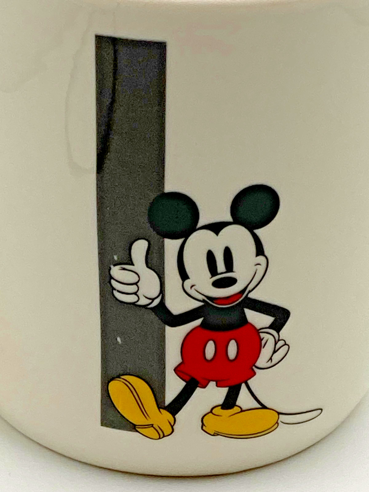 Tesco Disney MIchkey Mouse Alphabet Initial 'I' Ceramic Mug