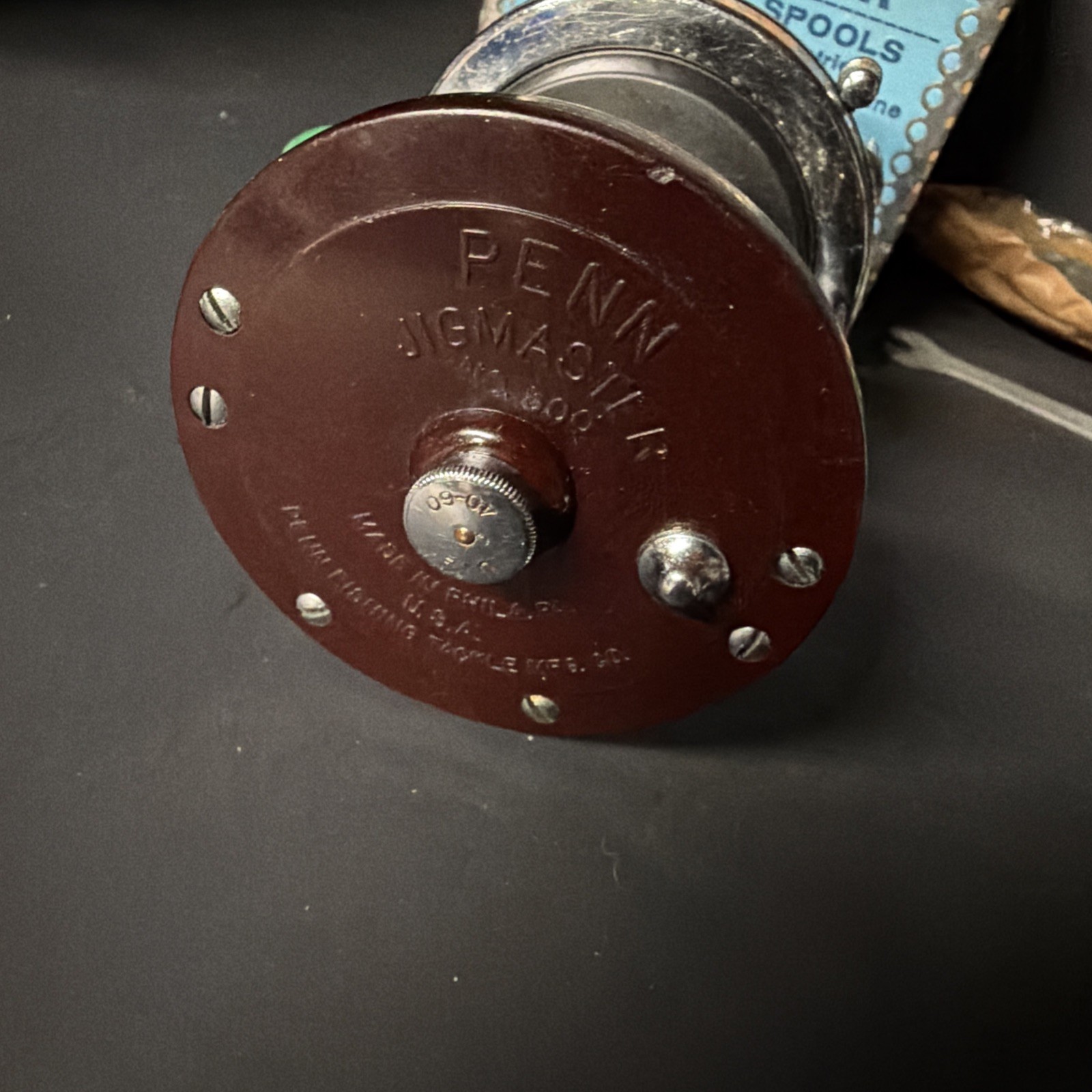 Penn Jigmaster 500 Aluminum Spool, Box, Extra Spool, Mount And Wrench