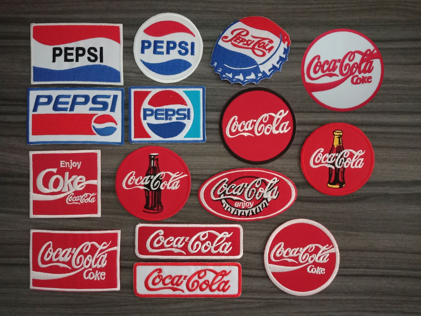 Patch Pepsi CoCA CoLA Coke  Soda Embroidered Iron or Sew on Coat Jacket bag hat